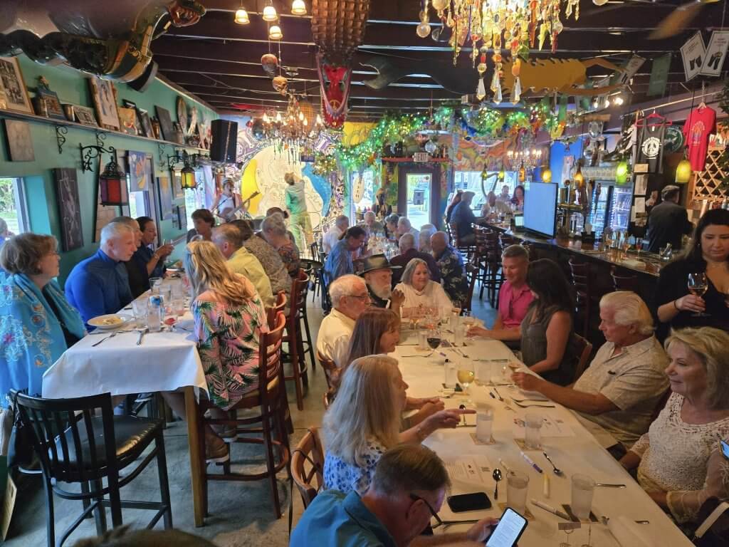 People enjoying the vibe at the Kilted Mermaid!
